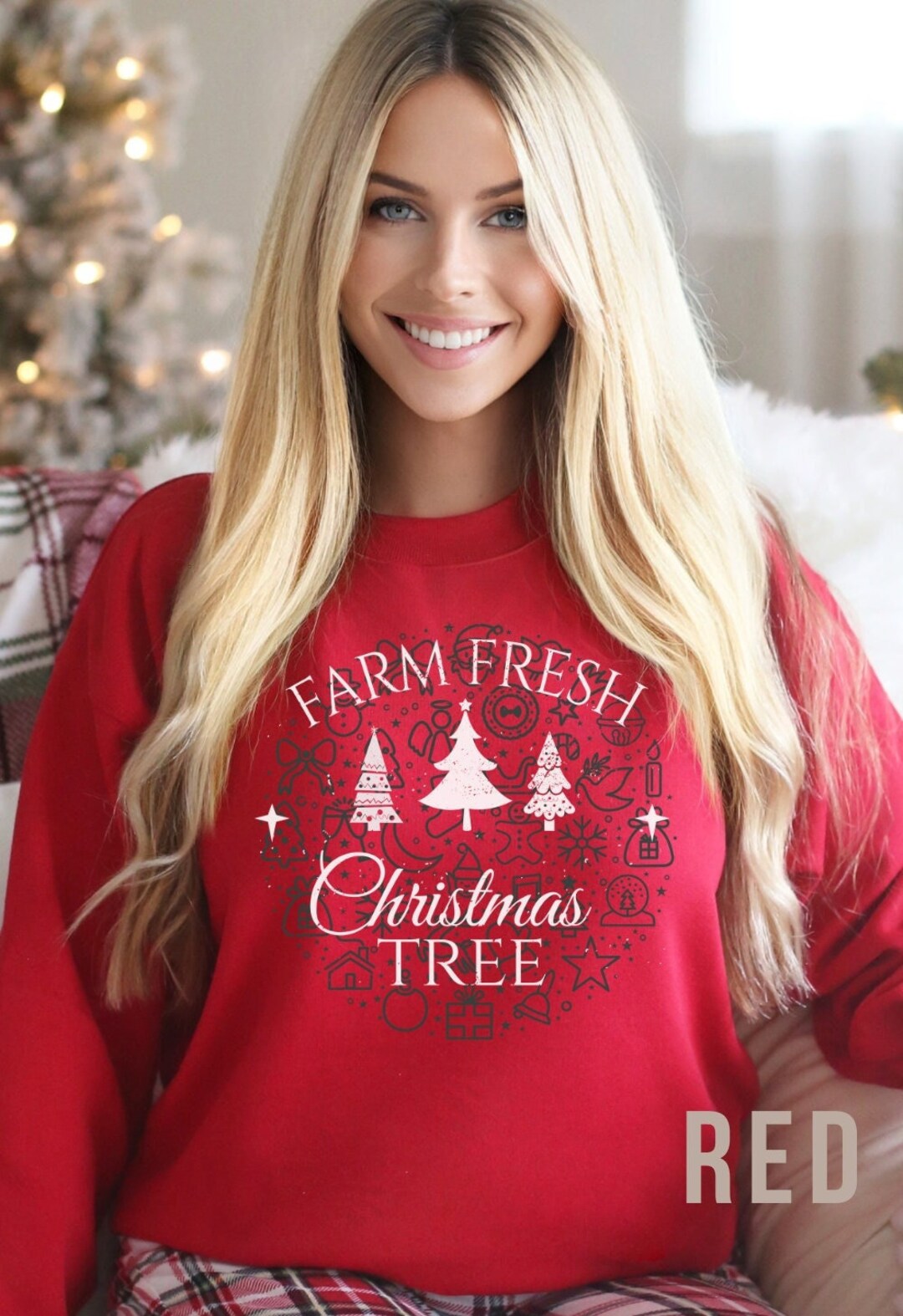 Christmas Tree Farm Sweatshirt Christmas Era Sweatshirt Gift Etsy