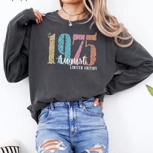 1975 Vintage Birthday Gift Tee, Retro Style, 50th Birthday for Women, Vintage 1975 T-Shirt, 50th Birthday, 50th Birthday Gift, Father Gift