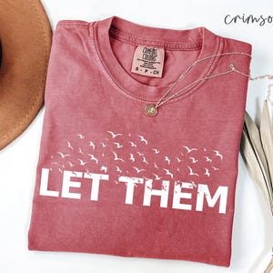 Comfort Colors® Let Them Shirt, Inspirational Shirt, Positive Saying Shirt, Mental Health Shirt, Inspirational Quotes Shirt, Self Love Gift