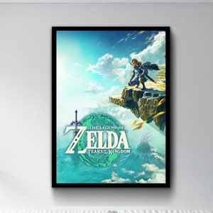 Affiche de Zelda : Tears of the kingdom TOTK / Haute qualité / Téléchargement numérique / affiche imprimable