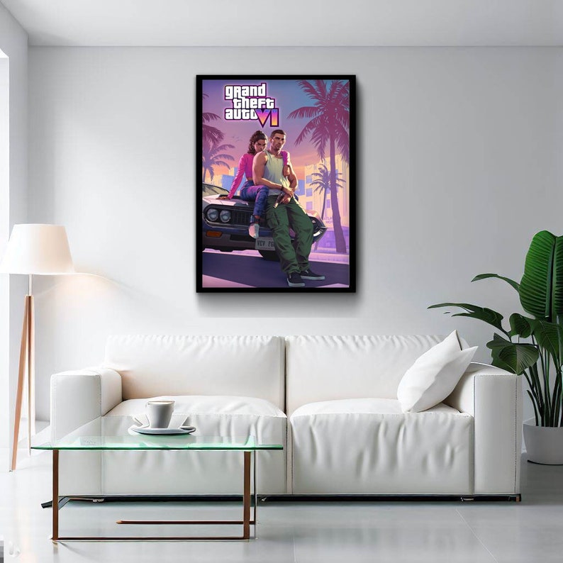 GTA 6 Poster grand Theft Auto 6 / High Quality / Digital Download ...