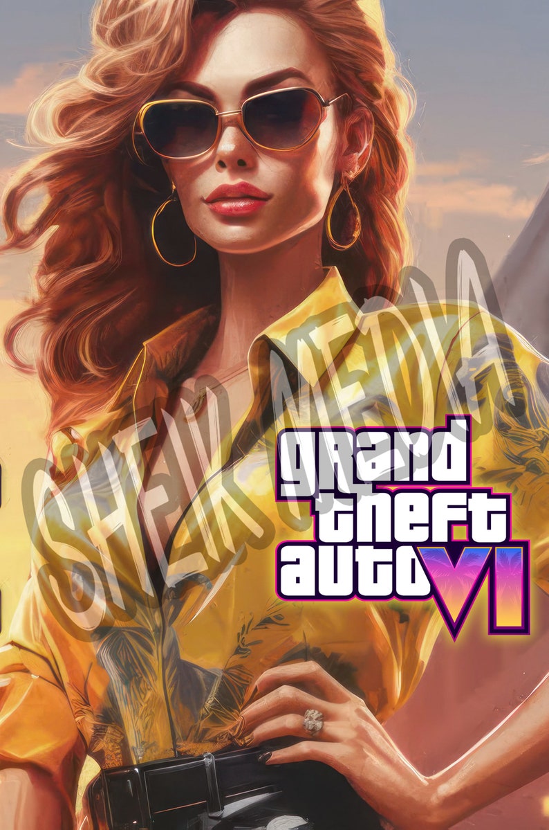 GTA 6 Poster grand Theft Auto 6 / High Quality / Digital Etsy