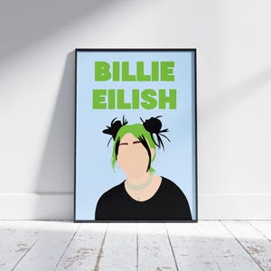 Billie Eilish - Flat Vector