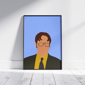Dwight Schrute - Flat Vector Poster