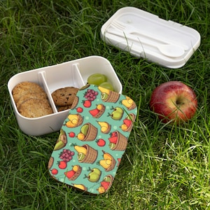Boîte à bento aux fruits vibrants pour enfants Design joyeux pour des repas agréables