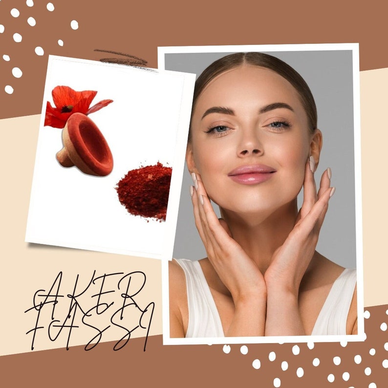 Moroccan Lipstick Aker Fassi Clay Pot Vegan Lipstick Etsy