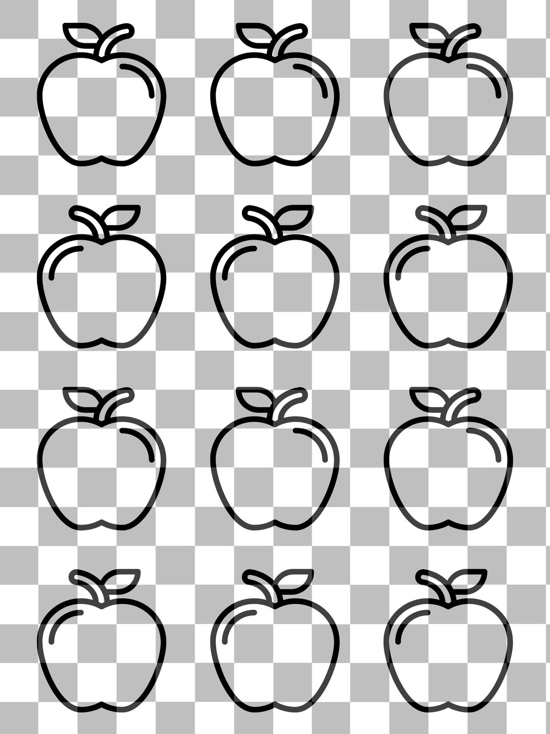 Apple Macaron Template Etsy Apple Macaron Template Etsy