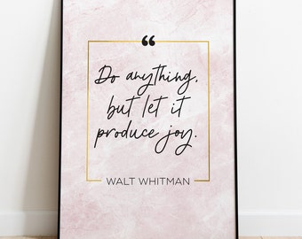 Impresión con cita rosa para decoración del hogar (descarga digital)