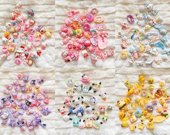 5-100pcs Sanrio Mixed Decoden/cabochons/diy CHARMS Kawaii, Fake