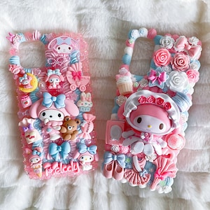 HelloKitty Sanrio  Decoden Handmade Custom Cream Phone Case for iPhon –  molloydecoden