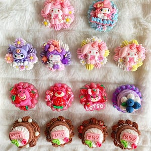Kawaii Cute Decoden Phone Grip, Handmade Cute Cake Phone Grip, Cute Dog Phone Grip