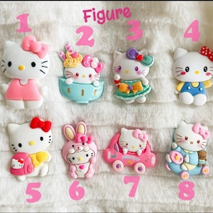 Kawaii Kitty Decoden Phone Case, Handmade Custom Charm Cases image 7