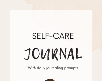 Cream and Pink Elegant Self-Care Journal US Letter Document