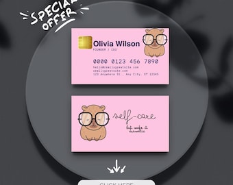 Cute Credit Card Sticker | Waterproof Vinyl Card Cover