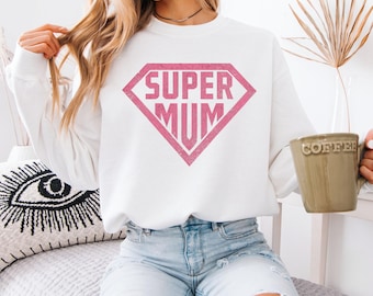Supermom Sweatshirt | Funny Hero Mom Sweatshirt | Super Hero Mom Sweatshirt | Gift For Strong Women | Mom Gift