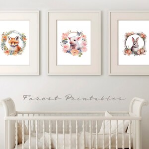 Nursery Art, Barnyard Nursery, Printable Nursery Wall Art, Animal Pictures for Nursery, nursery wall decor, nursery artwork digital download