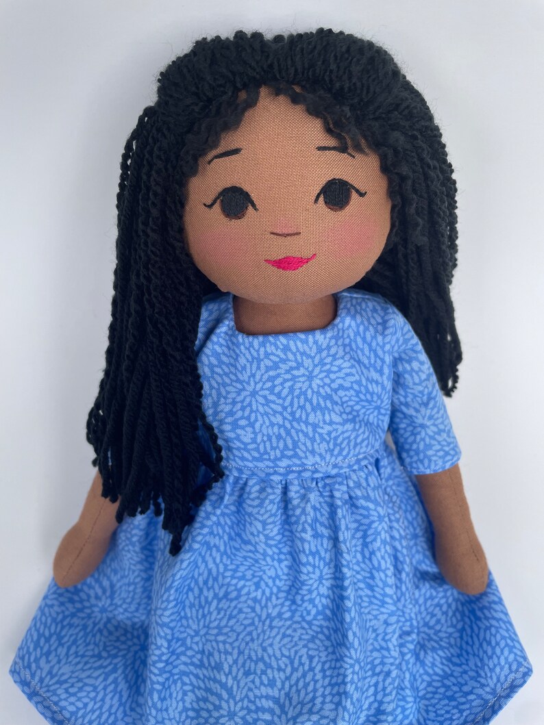 Sweet Customizable Soft Dolls, Unique Handmade Embroidered Cloth Dolls