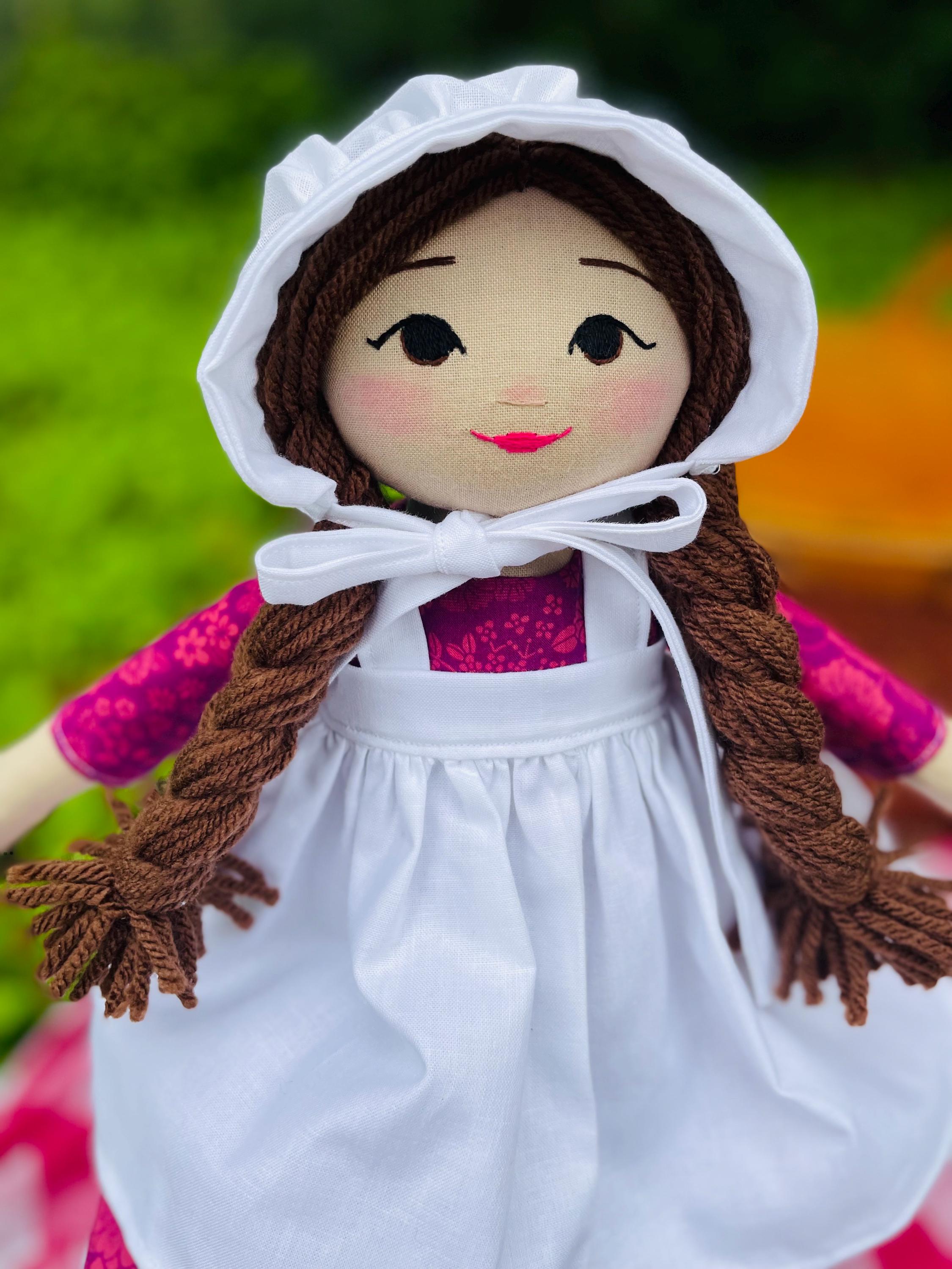 Mini Doll Bonnet Pattern PDF Pattern for a Doll Bonnet, Prairie Bonnet Pattern for 15 Inch Doll ...