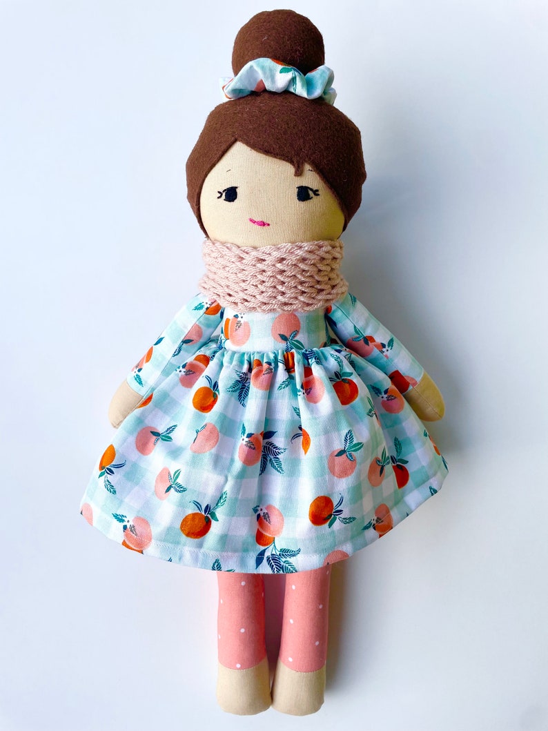 Adorable Handmade Cloth Doll Customizable Doll Safe Doll for Toddler