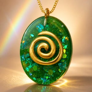 Sacred Genesis | Quartz Sacred Spiral Amulet | Energy Renewal, Life Force & Transformation | Spiritual Crystal Talisman | Gift