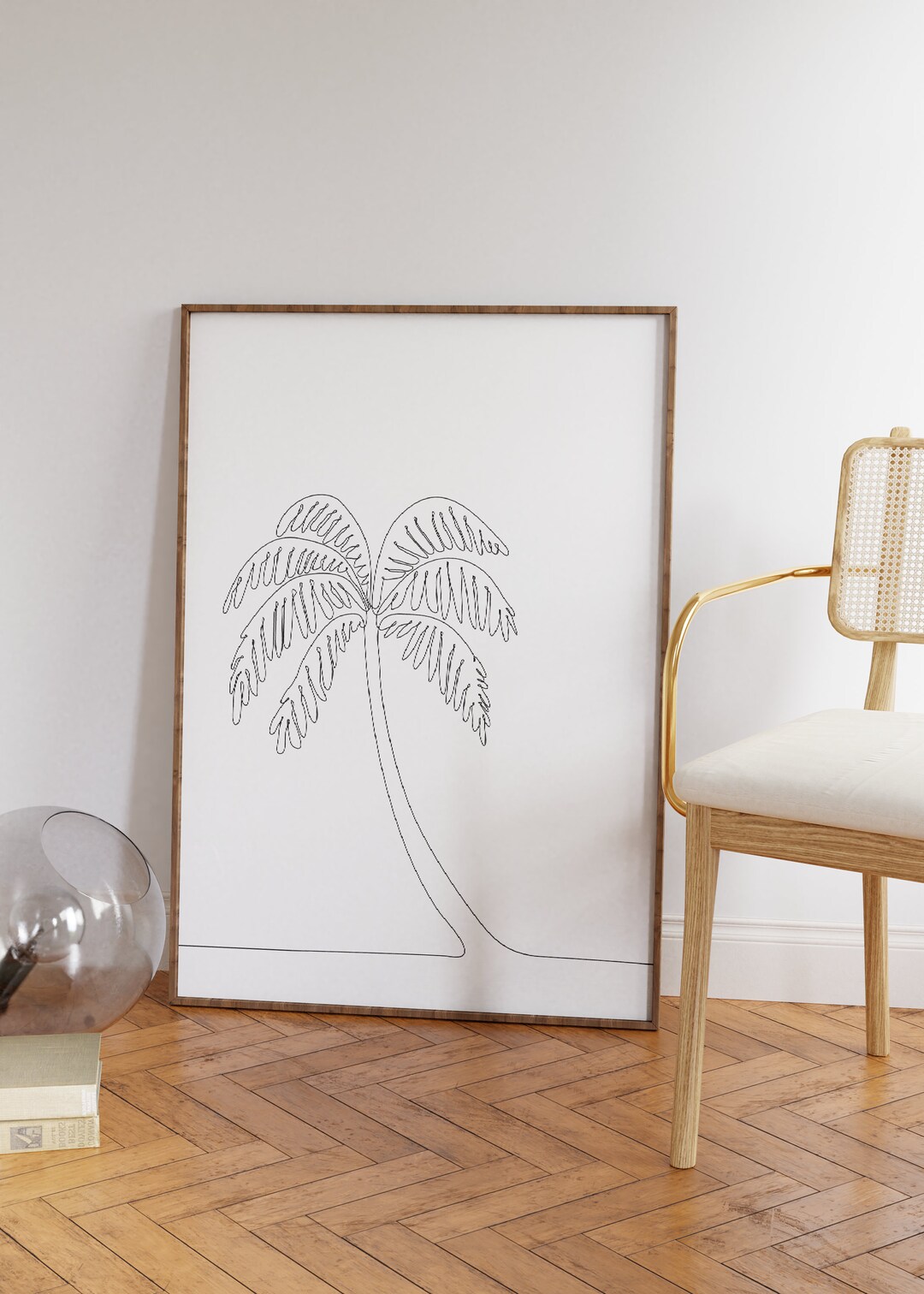 Abstract Palm Tree Hawaiian Print Door Mat