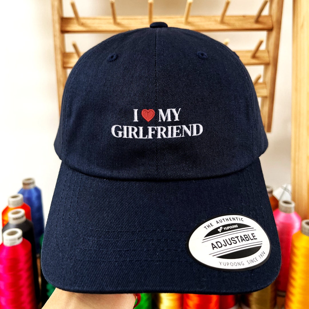 I Love My GF Hat Gag Hat Custom Embroidered Name on Side - Etsy