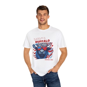 Buffalo Bills Fan Unisex Comfort Colors T-shirt, Sports Team Shirt, Lets Go Buffalo, Game Day Tee, Tailgating Apparel
