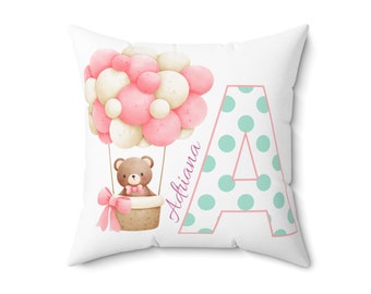 Personalized Baby Shower Baby Happy Birthday Gift Pillow