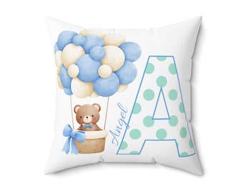 Personalized Baby Shower Baby Happy Birthday Gift Pillow