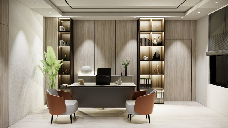 Online Office Interior Design, 3D Rendering, E Design Support - Etsy
