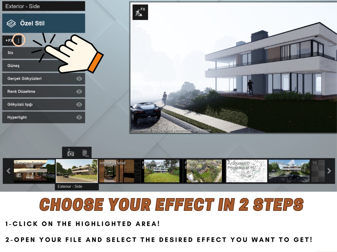 Lumion Render Effects , Best Renders for Architects , Enhance Visuals, Atmosphere, Realism