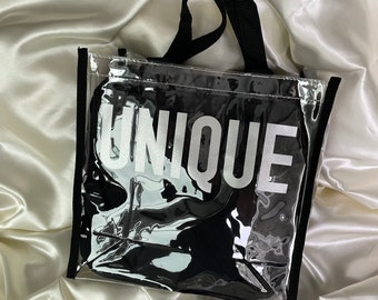 UNIQUE Clear Tote Bag