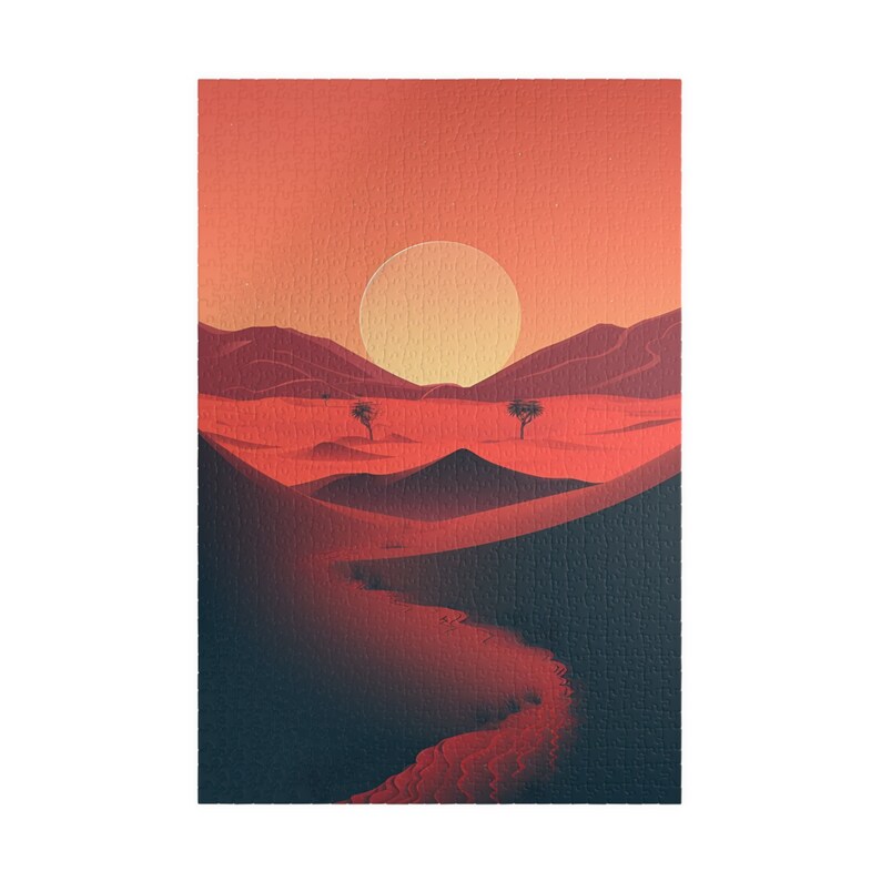Desert Solitaire: Sunset Silhouettes