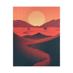 Desert Solitaire: Sunset Silhouettes