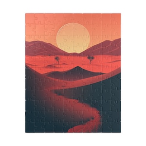 Desert Solitaire: Sunset Silhouettes