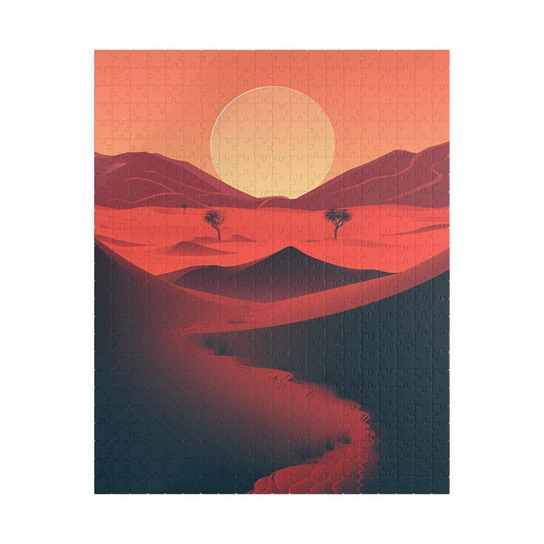 Desert Solitaire: Sunset Silhouettes