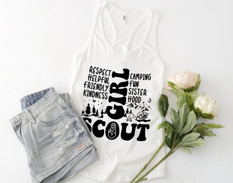 Custom Girl Scout Shirt, Girl Scout Cookie Camping Shirt, Troop Leader