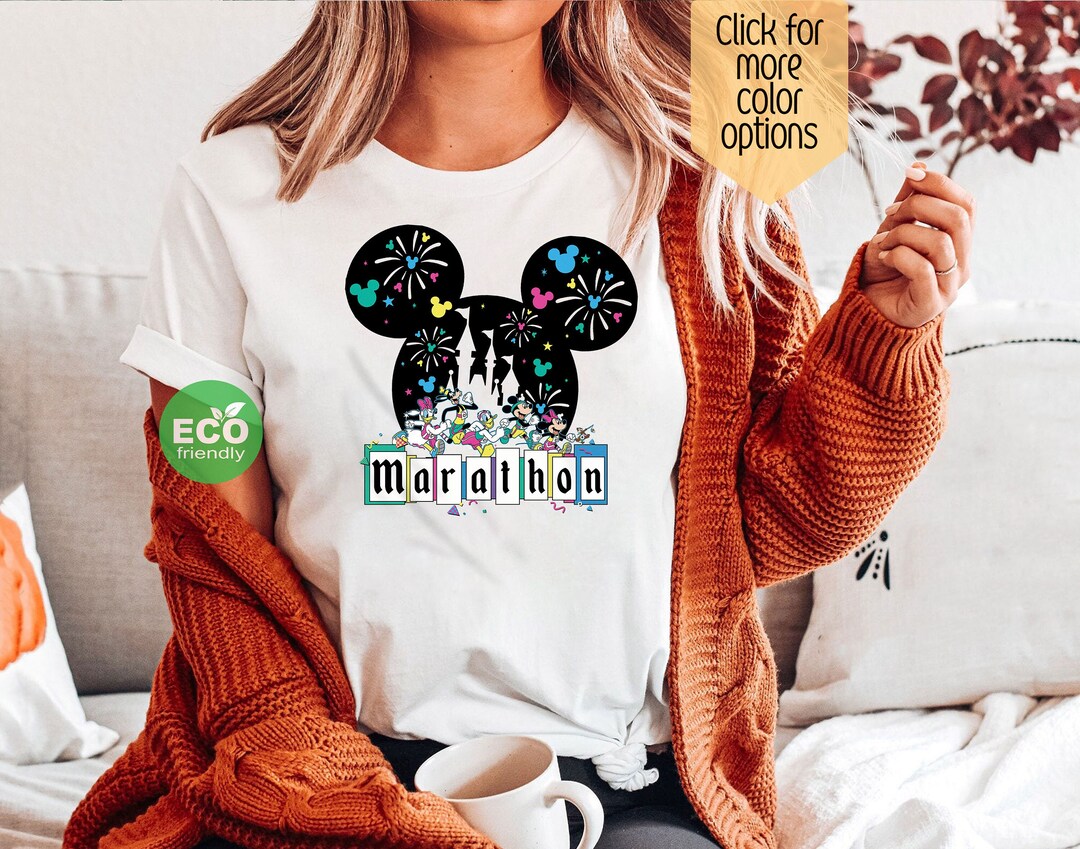 Rundisney Shirt, Disney Marathon Gift, Mickey Ears Disney Running Shirt