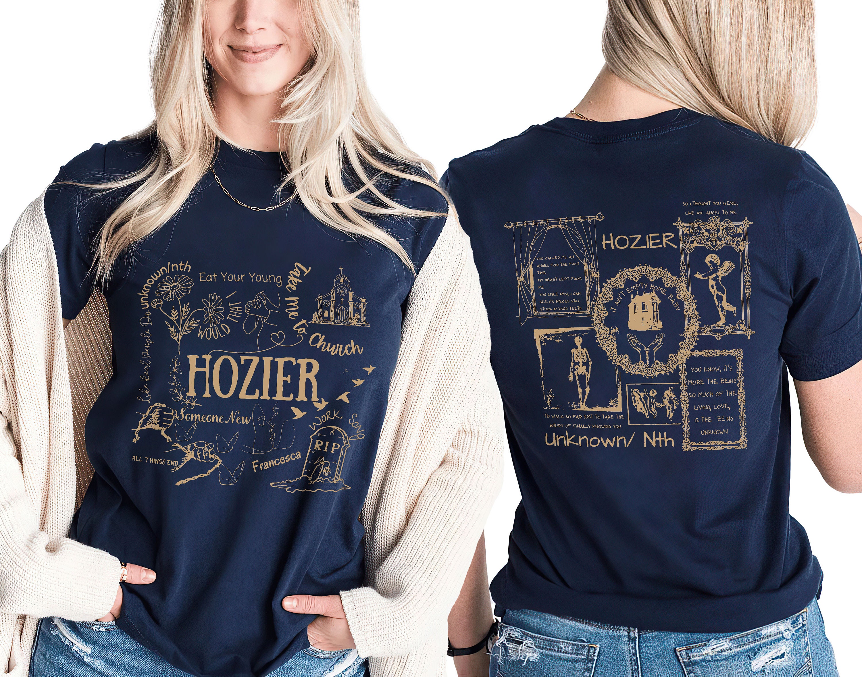 Unreal Unearth Tour Shirt, Hozier Tour 2024 Sweatshirt, Vintage Hozier