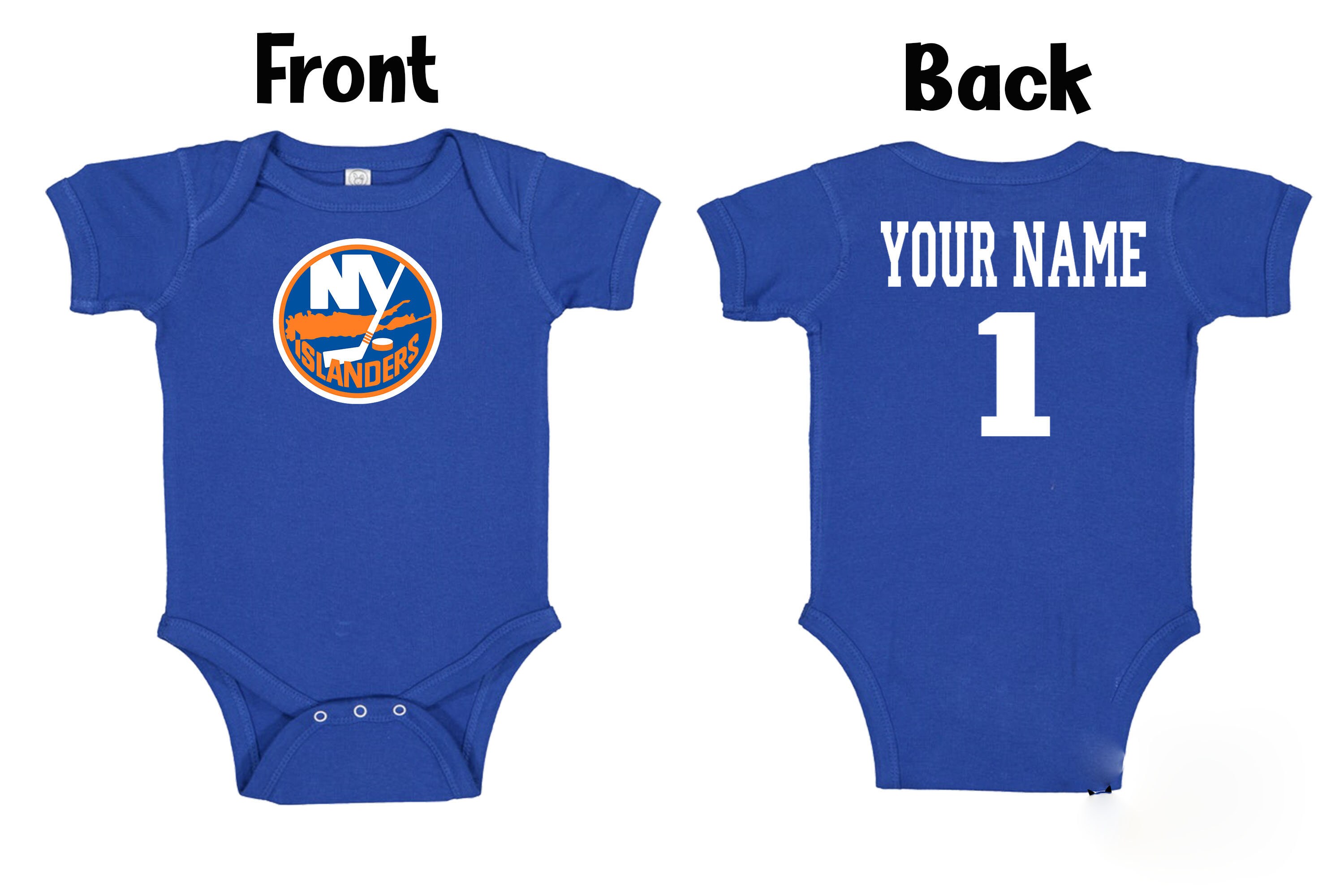 Infant Royal New York Islanders Hockey Jersey Bodysuit