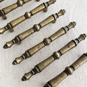 Vintage Amerock Schubladenknauf aus Messing: 70s Eklektisch, 7,5cm | Preis pro Stück