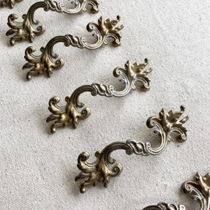 Vintage-Schubladengriff aus Metall: Shabby Chic im französischen Landhausstil, 7,6 cm Lochabstand | Preis pro Stück