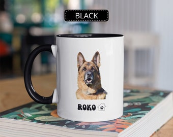 Custom dog mug, dog mug custom, photo mug, custom mug photo, custom picture mug, custom photo mug, custom coffee mug, large coffee mug,
