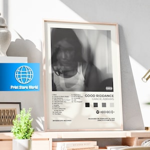 Plakat Gracie Abrams | Plakat "Good Riddance" | Plakat na okładkę albumu "Good Riddance" | Plakat na okładkę albumu cyfrowego | Grafika albumu cyfrowego | Pop