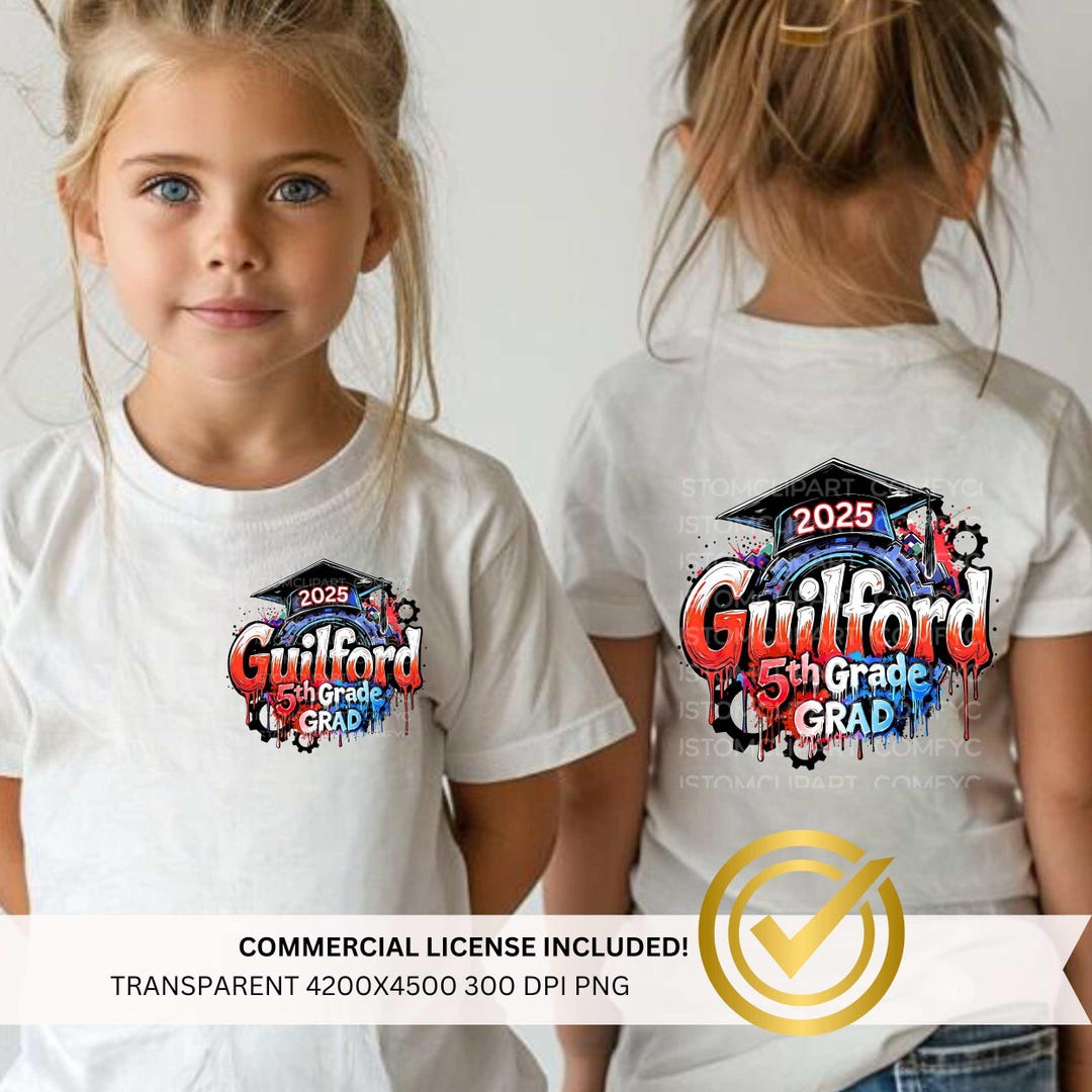 Custom Retro Graduation 5TH Grade Graduate PNG Checkered|grad|respect ...