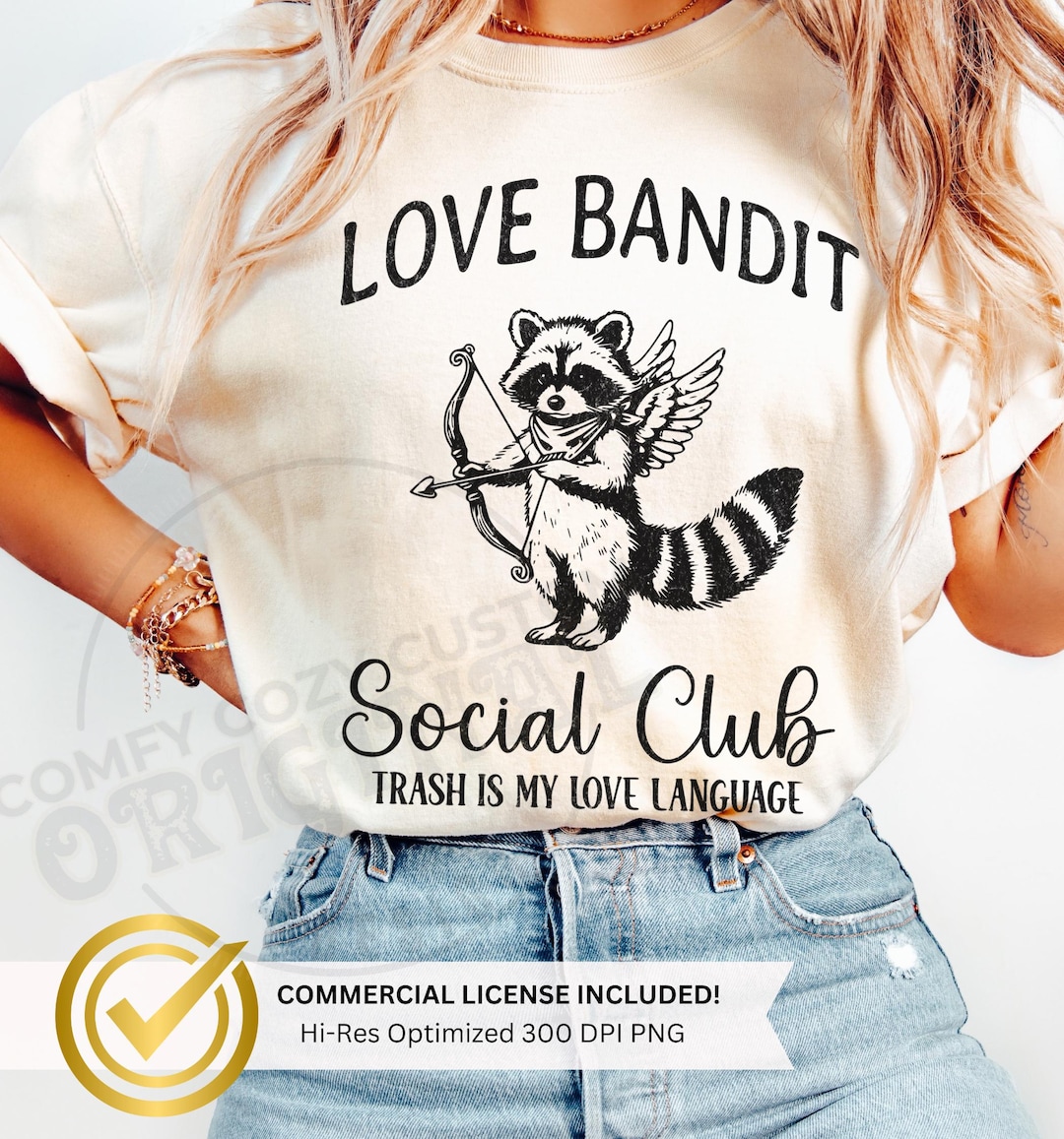 Cupid Raccoon Retro Raccoon Cupid PNG: Valentine's Day Bandit (digital Download) - Etsy