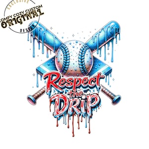 Meilleur baseball goutte-à-goutte goutte à goutte png|Respectez la goutte|Maman de baseball|Rouge blanc bleu|Dripping Ball|Sprinkles Drip Sports|Tee-shirts DIY