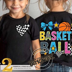 Basquete Y2K Retro Baller PNG 90s Cheerleader png Coquette preto branco xadrez coração estrelas DTF Gráfico para camisetas DIY | Torcida de futebol