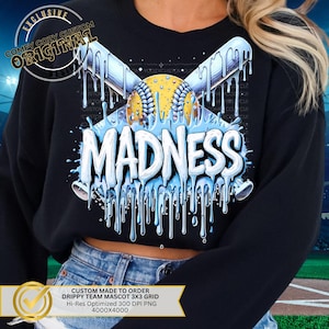 Mascotte personnalisée de softball, respect du goutte-à-goutte| png de softball|image DTF de maillot personnalisé avec nom de sport|balle goutte à goutte| T-shirts DIY mignons