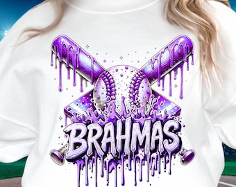 Custom Mascot Best Baseball Drip Respect|Softball png|Personalized Sports Name Logo Shirt DTF Image|Drippy Ball| Cute DIY tee-shirts Design